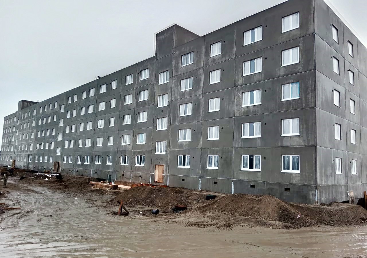 Многоквартирный жилой дом в Беломорске отгружен Многоквартирный жилой дом в Беломорске отгружен