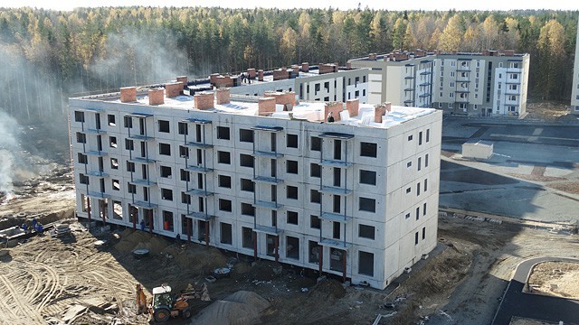 Многоквартирный жилой дом №15 в микрорайоне №5 жилого района «Древлянка-II» в г.Петрозаводске отгружен Многоквартирный жилой дом №15 в микрорайоне №5 жилого района «Древлянка-II» в г.Петрозаводске отгружен