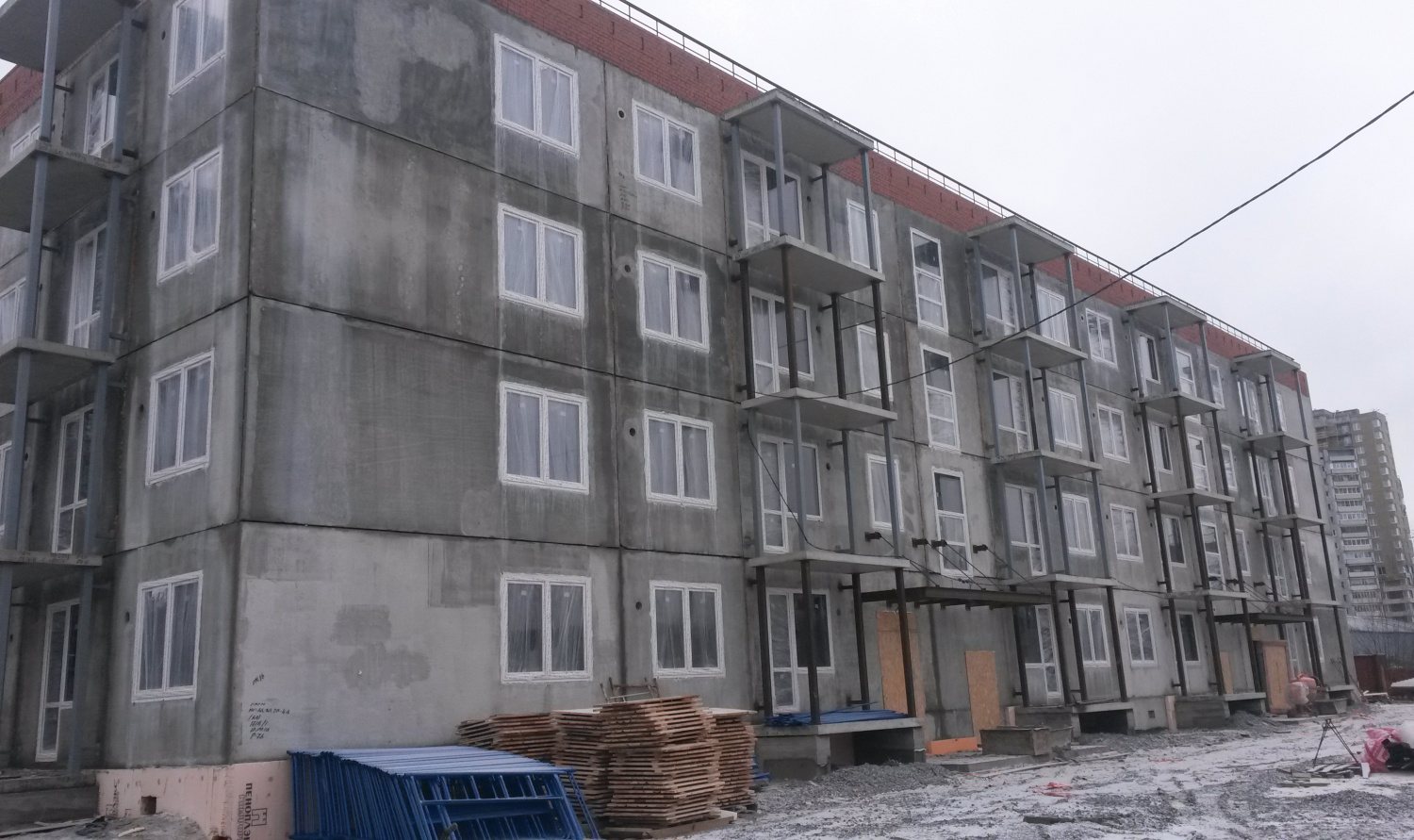 Многоквартирный жилой дом №2 по ул.Балтийской ЖК "Черника" отгружен Многоквартирный жилой дом №2 по ул.Балтийской ЖК "Черника" отгружен